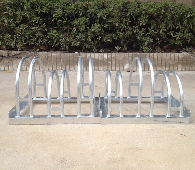 High Low Galvanized Bike Mountimg Stand Racks White Supplier From China