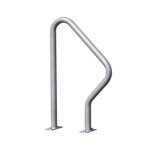 Black Steel Curved Cycle Bollard Bike Lockers Rack Cycle 