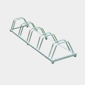 Outdoor Horizontal Stand Up Stainless Steel Bicycle Storage Rack