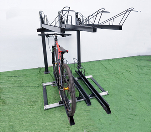 Lightweight Wholesale Double Deck Bike Mounting Stand for 6 Bikes