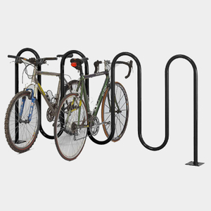 2021 Universal Round Tube Bending Sparying Coated Wave Bike Rack