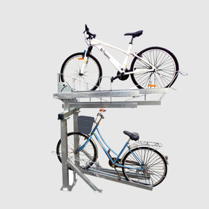 Dual Cycle Rack/double Decker Birdrock Home 4 Bike Stand Rack with Storage