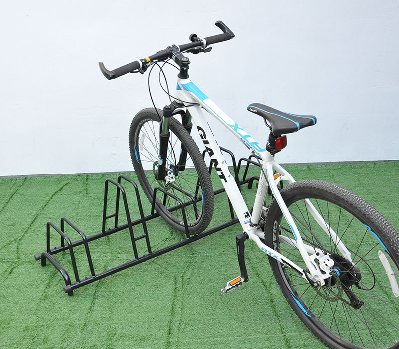 Floor High Low Powder Coating Parking 5 Bikes Racks for Bikes