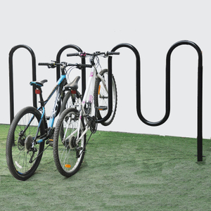 Steel Multi Clycling 3 Bike Rack Garage Parking Stand with Storage