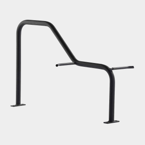 Safety Steel Decorative Black Coated Bike Rack for Wall Support