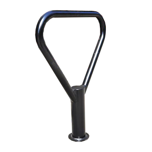 Durable Triangle Metal Floor Mounted Grandstand Single Bike Stand