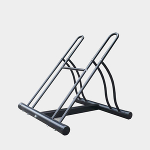 Metal Black Powder Coated Cycling Home Stand for Indoor Storage